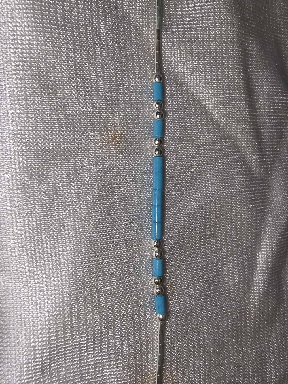 Turquoise Beaded Women's Necklace - Blue